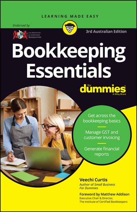 Bookkeeping Essentials For Dummies, 3rd Australian Edition