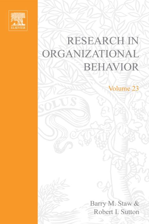 Research in Organizational Behavior