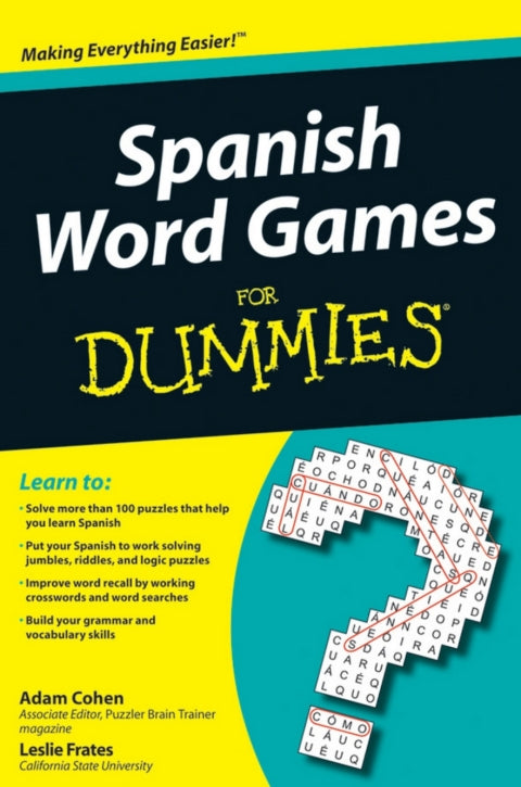 Spanish Word Games For Dummies