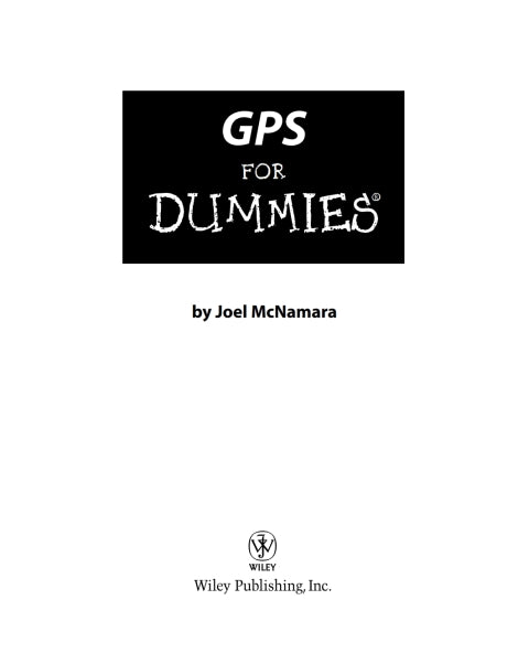 GPS For Dummies