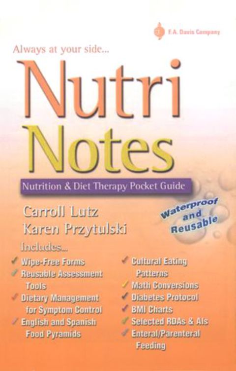 Nutrinotes: Nutrition and Diet Therapy Pocket Guide