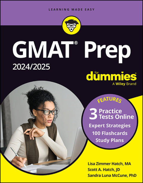GMAT Prep 2024/2025 For Dummies with Online Practice (GMAT Focus Edition)