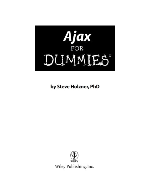 Ajax For Dummies