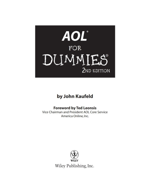 AOL For Dummies