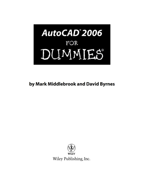 AutoCAD 2006 For Dummies