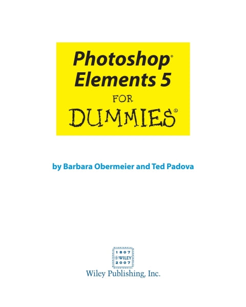 Photoshop Elements 5 For Dummies
