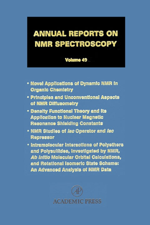 Annual Reports on NMR Spectroscopy
