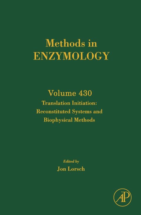 Translation Initiation:  Reconstituted Systems and Biophysical Methods: Reconstituted Systems and Biophysical Methods