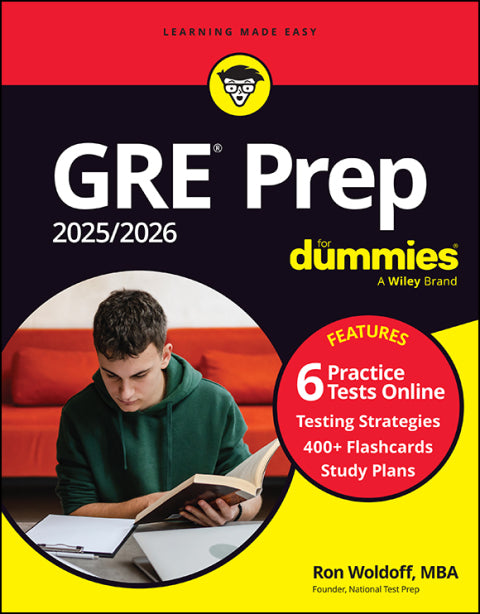 GRE Prep 2025/2026 For Dummies