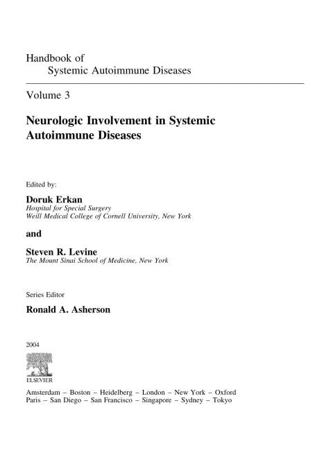 The Neurologic Involvement in Systemic Autoimmune Diseases
