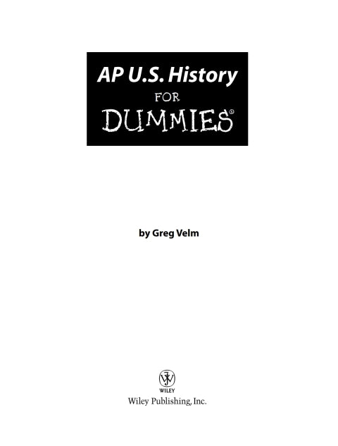 AP U.S. History For Dummies
