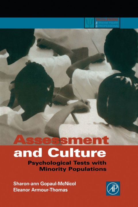 Assessment and Culture: Psychological Tests with Minority Populations