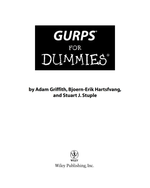 GURPS For Dummies