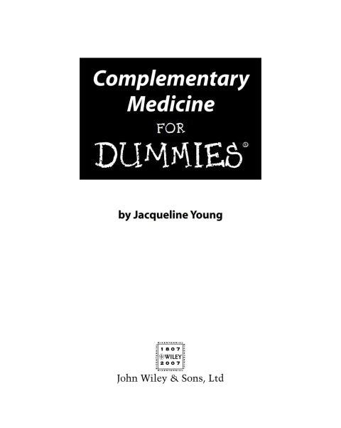 Complementary Medicine For Dummies