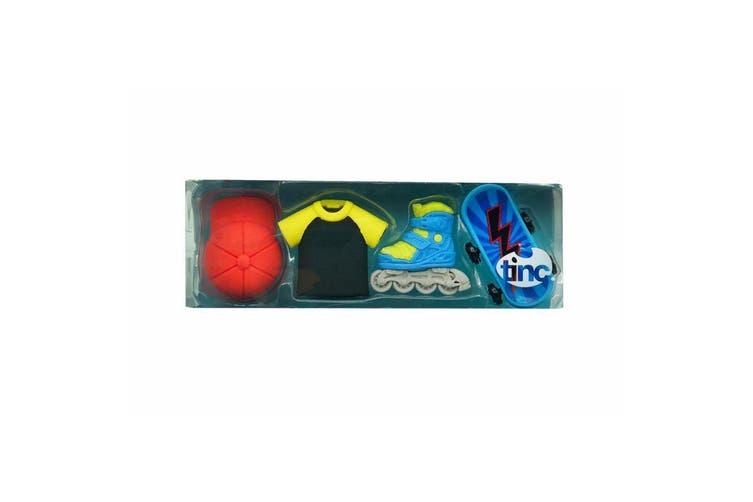 Tinc Skate Eraser Set