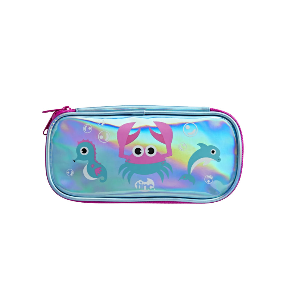 Ocean Holographic Pencil Case