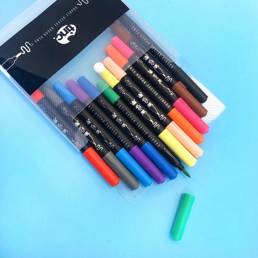 Double Deluxe Brush Marker Pens