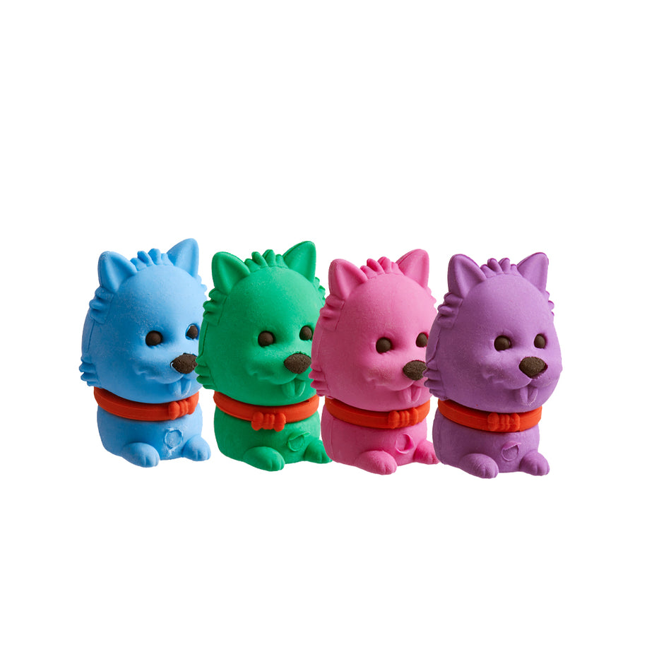 Tinc Dog Eraser Set