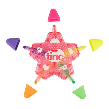 Star 5 Color Highlighter