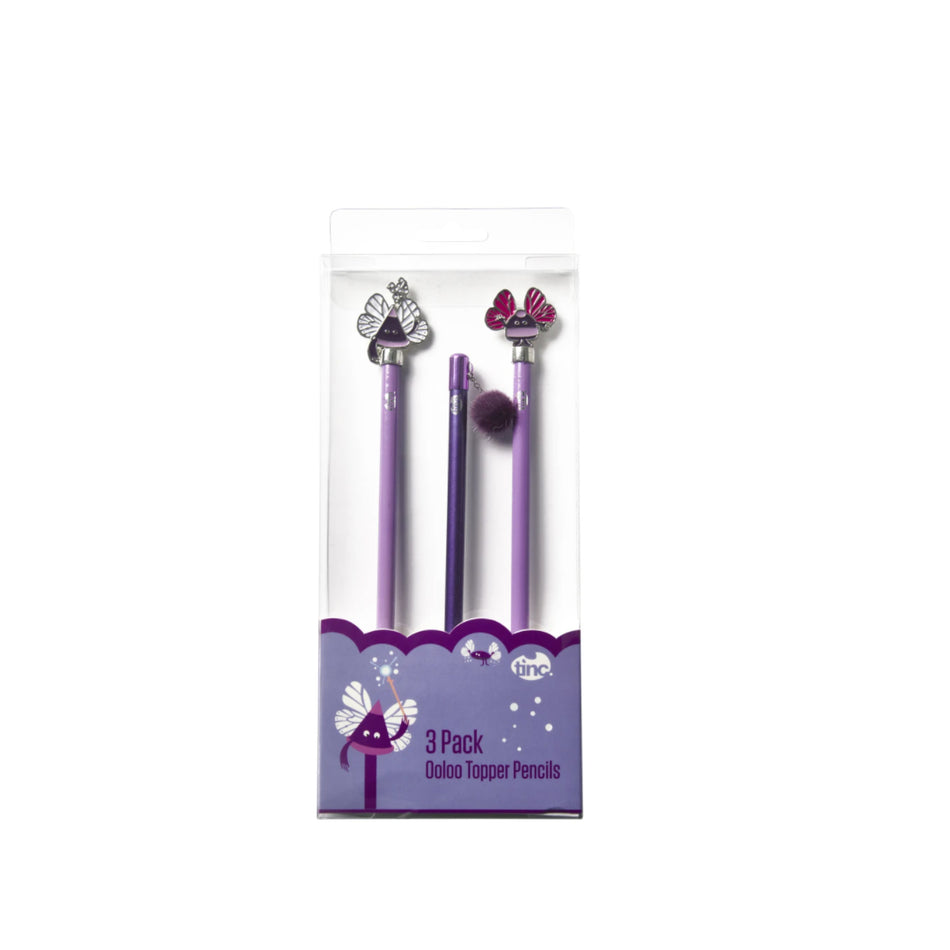 Tinc 3 Topper Pencils - Purple
