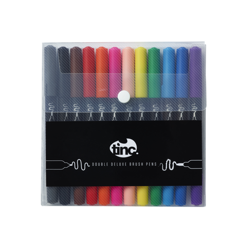 Double Deluxe Brush Marker Pens