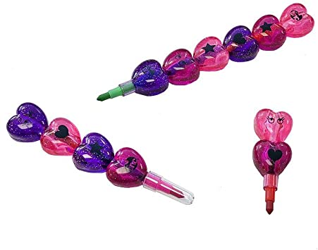 Heart Stacking Crayon