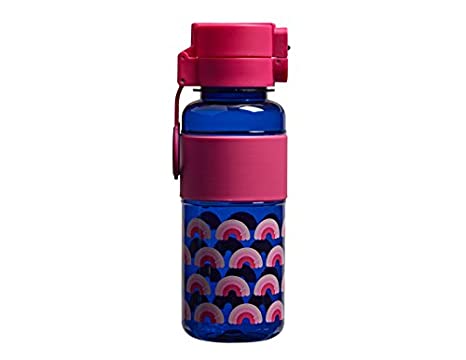 745ml Flip and Clip Printed Water Bottle - Pink