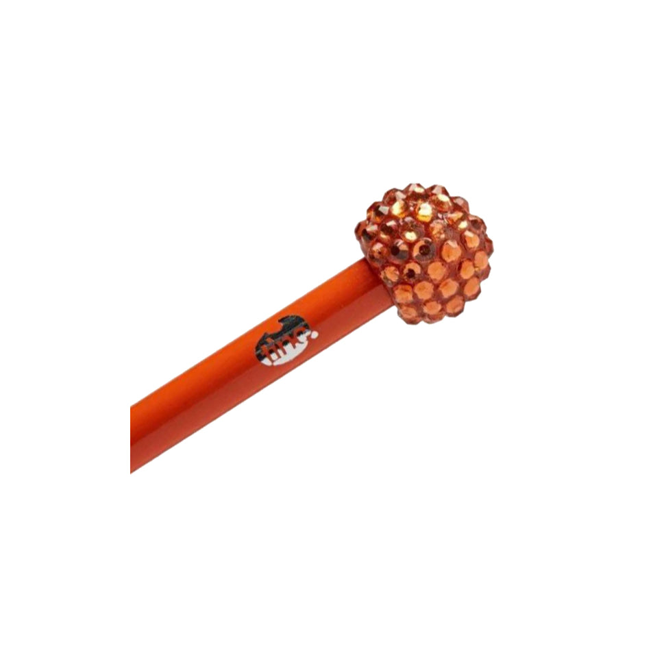 Tinc Glitter Ball Pencil - Orange