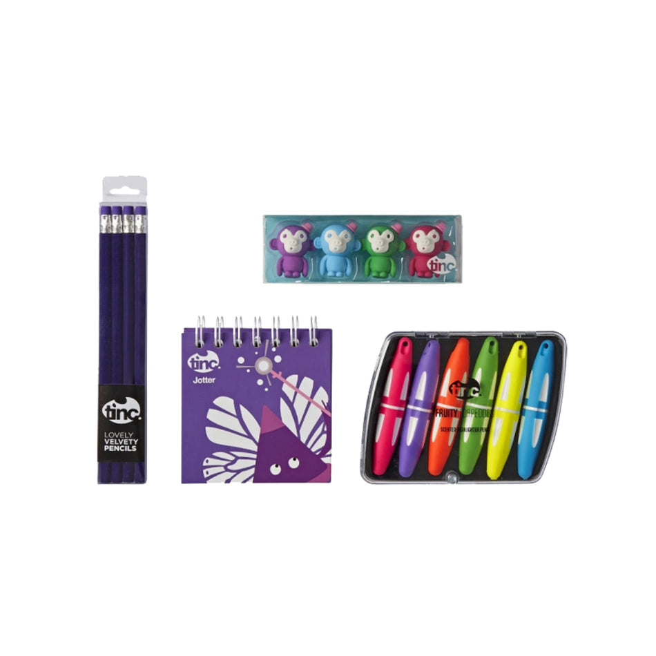 Purple Jotter Pad Gift Set