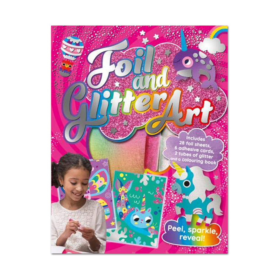 Folder of Fun: Foil and Glitter Art