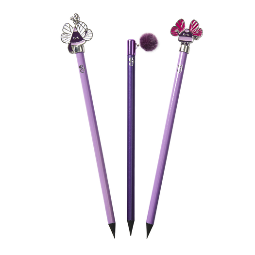 Tinc 3 Topper Pencils - Purple