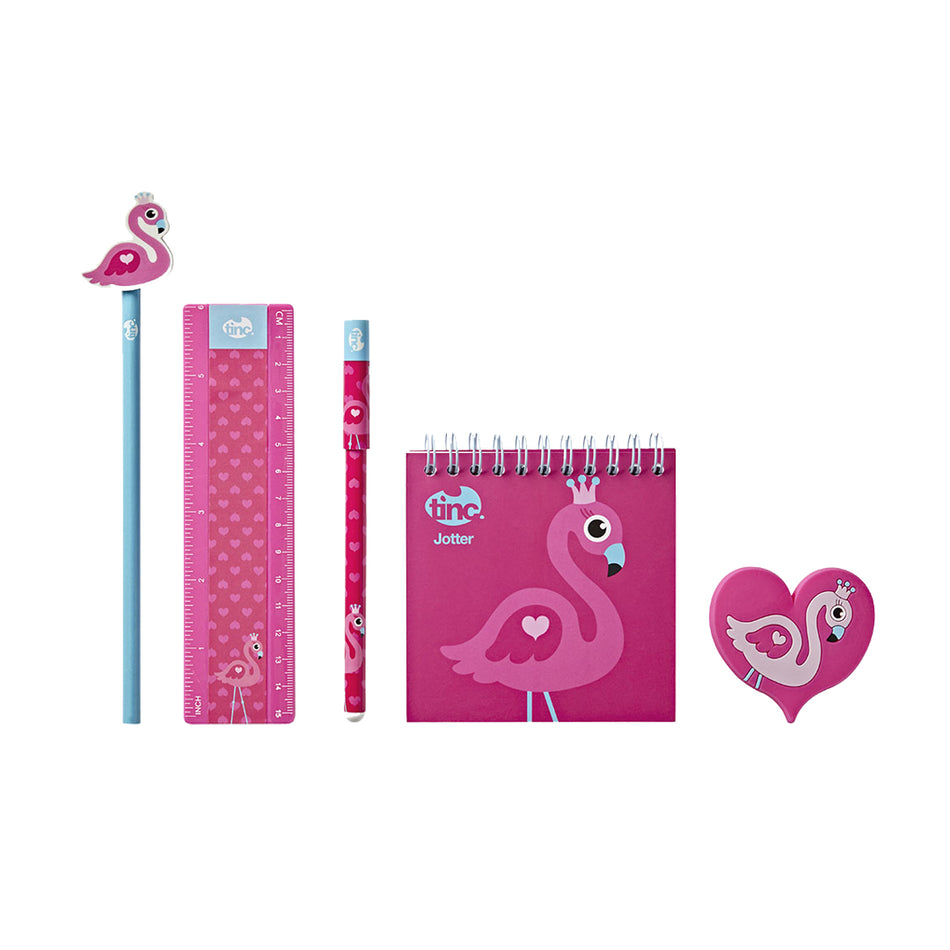 Flamingo Mini Notebook Gift Set