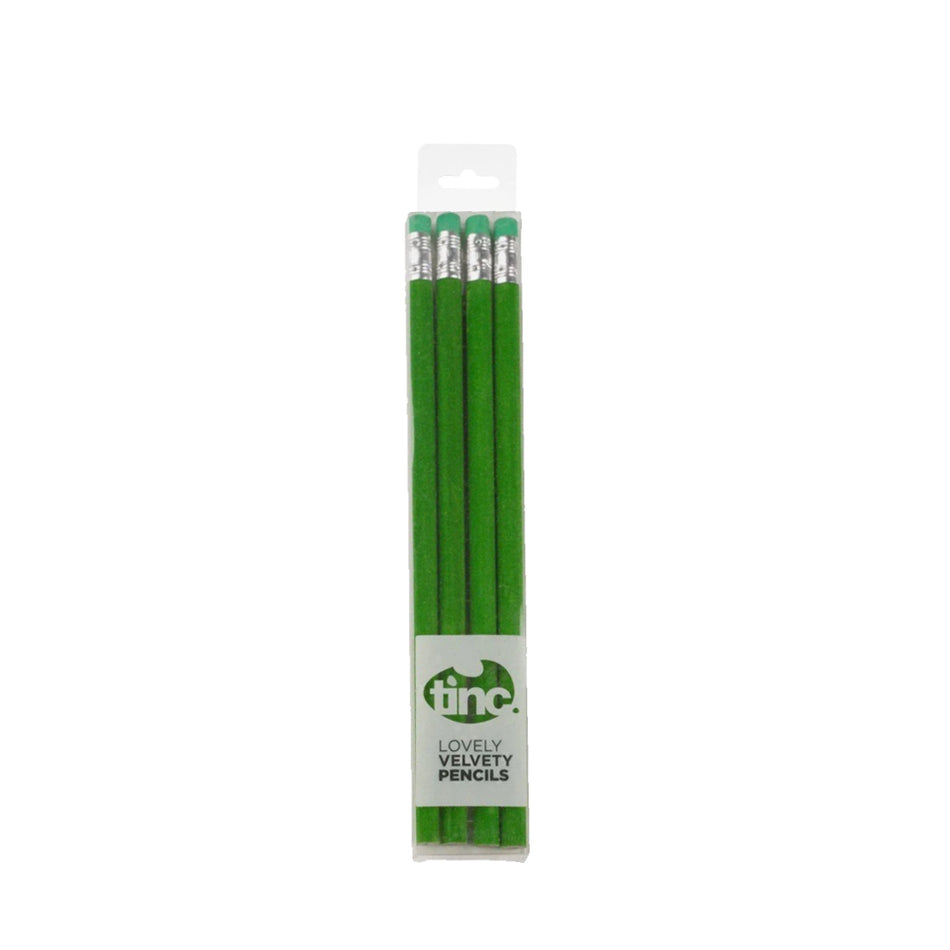 Tinc Lovely Velvety Lead Pencils - Green